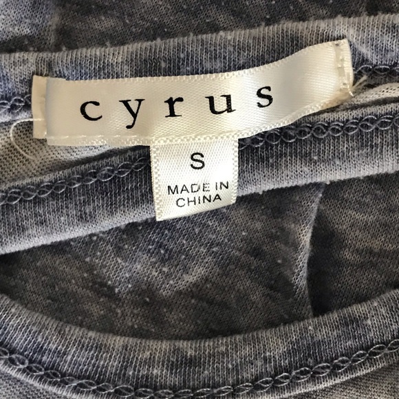 Cyrus Distressed Cross Back Yoga Top - Picture 3 of 4